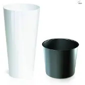 Prosperplast 64l Tubus Slim Collection 40x40x76.2 Cm Za4096 Flowerpot Clair