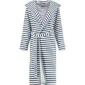 Cawö Peignoir Cawö 6596 Capuche Women Bleu Foncé-46