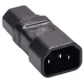 Microconnect Adaptateur pour connecteur d'alimentation, Câble d'alimentation, Noir