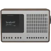 Revo SuperConnect Portable Numérique Noir Radio portable - Radios portables (Portable, Numérique, DAB,DAB+,FM, 15 W, 8,89 cm (3.5"), OLED) - argent / noyer