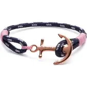 Tom Hope Bracelet en or rose - TM0142, (18 cm, Argent, Matières plastiques, Or)