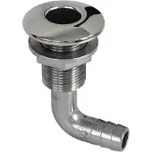 Talamex 38 Mm Elbow Thru-hull Argenté