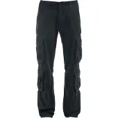 Brandit Pantalon Cargo de - Pantalon Pure Vintage - S - 7XL - pour Homme - noir - Taille XL