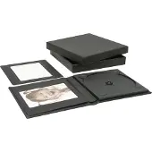 Deknudt Frames Boîtier Deknudt pour DVD et photos, noir, dimensions : 16 x 16,5 x 2,6 cm