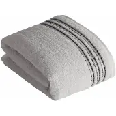 Vossen Serviette de Douche Vossen Cult de Luxe Light Grey (set de 2) (67 x 140 cm)