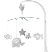 Jabadabado Music Mobile Elephant Argenté Enfants