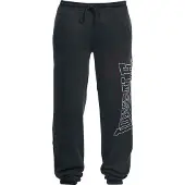 Lonsdale Pantalon 'Dartford' rouge cerise / noir / blanc