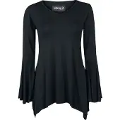 Gothicana by EMP T-shirt manches longues Gothic de - Bat Country - S - 5XL - pour Femme - noir - Taille 4XL