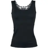Innocent Top de - Cross - XS - XL - pour Femme - noir - Taille L