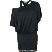 Black premium by emp Robe courte Gothic de - Hold On Loosely - XS - 4XL - pour Femme - noir - Taille M