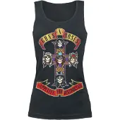 Guns n' Roses Top de - Appetite For Destruction - S - XXL - pour Femme - noir - Taille XXL