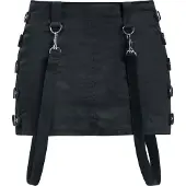 Gothicana by EMP Jupe courte Gothic de - The Betrayal - S - 3XL - pour Femme - noir - Taille XL