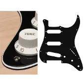Boston ST-313-B plaque de protection 3 plis pour guitare style ST, noire