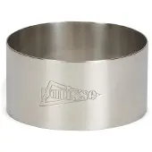 Patisse anneau décoratif 7 cm acier inoxydable argent