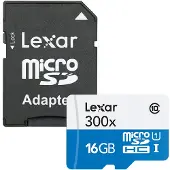 Lexar - Carte mémoire flash - 16 Go - Class 6 - micro SDHC