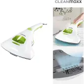 Cleanmaxx MAXXMEE Aspirateur manuel anti-acariens Aspirateur anti-acariens avec lumière UV-C Nettoyage et désinfection en une seule étape, y compris filtre HEPA [Aspirateur pour matelas]
