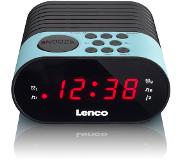 Lenco Radio-réveil CR-07 Bleu