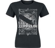 Led Zeppelin T-shirt Vintage Print LZ1 Black 2XL