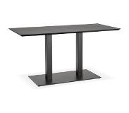 Alterego Table / bureau design 'ZUMBA' noir - 150x70 cm