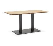 Alterego Table / bureau design 'ZUMBA' en bois finition naturelle - 150x70 cm
