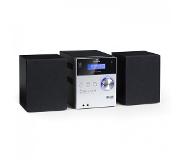 Auna MC-20 DAB Micro chaîne stéréo CD radio FM DAB+ Bluetooth - argent