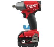 Milwaukee M18 ONEIWF12-502X ONE-KEY - Set clé à choc Li-Ion 18V (2x batterie 5.0Ah) dans HD BOX - 300Nm - 1/2" - moteur brushless