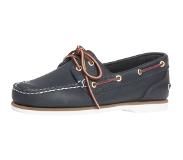 Timberland Chaussures à Lacets Timberland Femme Classic Boat Amherst 2 Eye Bleu-Taille 38,5
