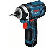 Bosch 06019A6977 - Visseuse à chocs sans fil GDR 12V-105 C&G 2x 2,0 Ah, chargeur GAL 12V-40