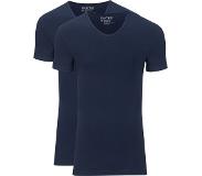 Slater T-shirts Stretch Lot de 2 Col-V Marine Bleu foncé Bleu taille S