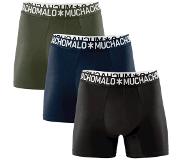 Muchachomalo Boxershort Muchachomalo Men Solid Dark blue Black Army green (Lot de 3)-XL