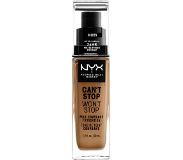NYX Can't Stop Won't Stop Full Coverage Fond de Teint Golden 30 ml