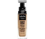 NYX Can't Stop Won't Stop Full Coverage Fond de Teint Beige 30 ml