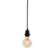 QAZQA Lampe suspendue moderne dimmable noir - Cava Luxe 1