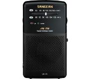 Sangean SR-35, radio FM/AM portable compacte, noir