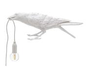 Seletti Lampe oiseau jouant blanc extérieur