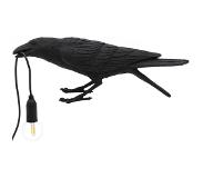 Seletti Lampe oiseau jouant extérieur noir