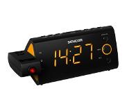 Sencor SRC 330 OR Radio portable Horloge Numérique Noir, Orange