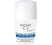 VICHY Déodorant Anti-Transpirant Toucher Sec 24h 50 ml rouleau