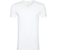 Alan red T-Shirt Col-V Bambou Blanc taille S