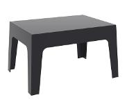 Alterego Table basse 'MARTO' noire en matière plastique