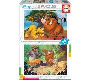 Educa Puzzle animaux Disney 2 x 20 pièces