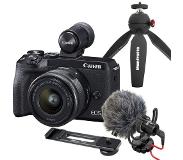 Canon Kit de Vlog Canon EOS M6 Mark II + 15 - 45 mm