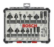 Bosch 2607017471 - Set 15 pièces fraises mix 6mm