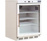 Polar Réfrigérateur Porte vitré Blanc | 150L | 850(H) x 600(L) x 600(P)mm