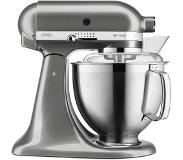 KitchenAid Robot culinaire Artisan 4,8 litres 5KSM185PS - Gris étain