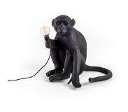 Seletti Monkey Sitting Outdoor Table Lamp Black - Seletti