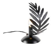 QAZQA Lampe à poser vintage petite noire - Botanica