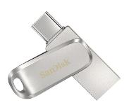 SanDisk Ultra Dual 3.1 Luxury USB Drive 32GB USB-C Smartphone/Tablet Argent