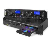 Power Dynamics PDX350 Double lecteur et contrôleur DJ CD/USB CD/USB/MP3 Noir