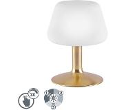 Paul Neuhaus Lampe de table or avec gradateur tactile à 3 niveaux avec LED - Tilly